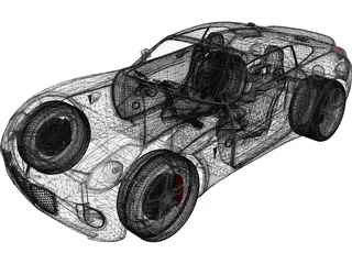 Pontiac Solstice Coupe (2009) 3D Model