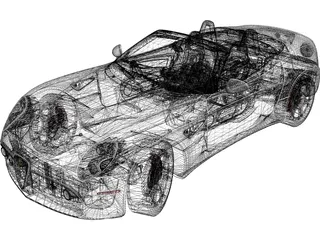 Alfa Romeo 8C Spider (2010) 3D Model