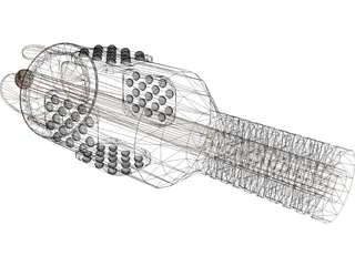 Cinch Connector 3D Model