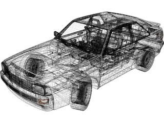 Audi Sport Quattro [B2] (1983) 3D Model