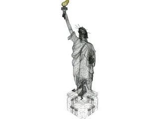 Statue of Liberty USA 3D Model