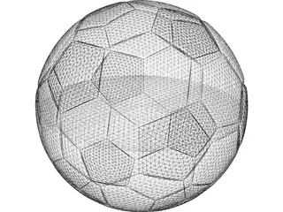 Football 3D Model