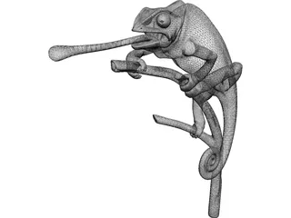 Chameleon 3D Model