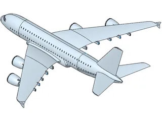 Airbus a380 3D Model