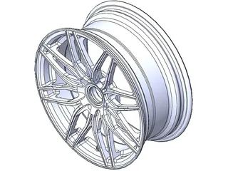 Wheel Rim 3D Model
