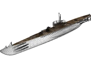 U-Boat Generic 3D Model