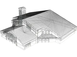 Church St.Pauls Lutheran 3D Model