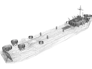 LST 511 Class 3D Model