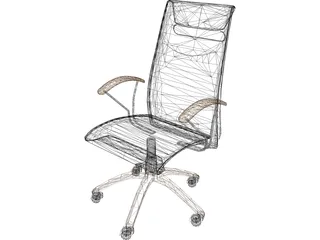 Chair Oxford Secretary 3D Model