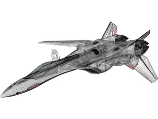 YF-19 Excalibur 3D Model