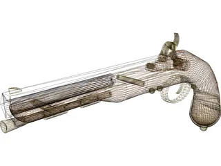 Pistol Dueling 3D Model