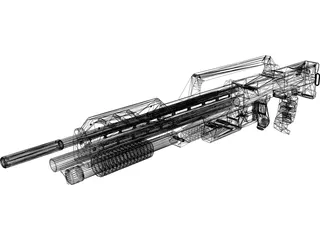 Morita Assault Rifle 3D Model