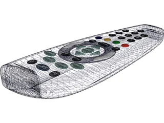 Remote Control 3D Model