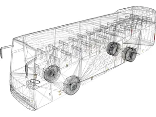 Volvo Bus 3D Model