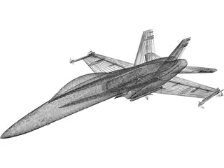 F/A-18C Super Hornet 3D Model