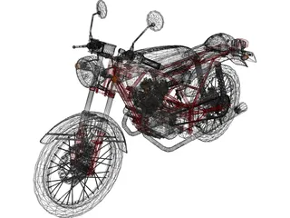 Honda Dream 50 3D Model