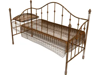 Bed Iron 3D Model