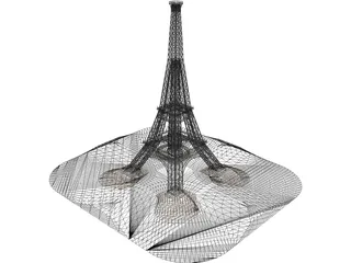 Eiffel Tower 3D Model