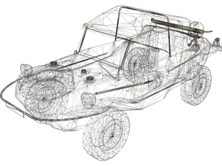 Schwimmwagen 3D Model