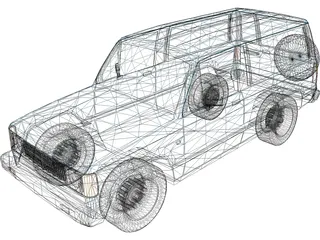 Isuzu Trooper (1986) 3D Model