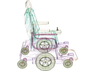 Pronto Wheelchair 3D Model