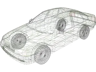 Opel Vectra (1990) 3D Model