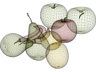 Fruits and Vegetables 3D Model