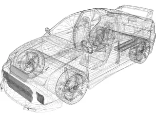 Volkswagen Bora RS [Tuned] 3D Model