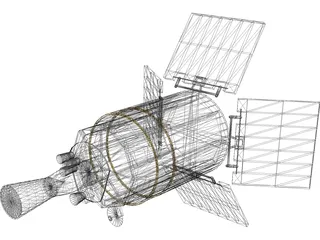 Defense Satellite (DSP) 3D Model