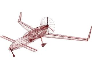 Rutan VariEze 3D Model