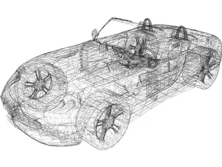 BMW Z8 Convertible 3D Model