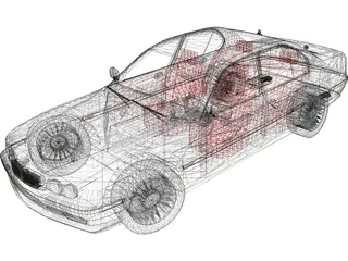 BMW 735Li 3D Model