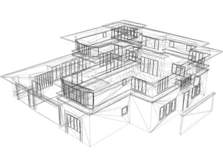 California House 3D Model