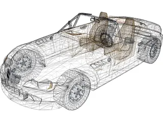 BMW Z3 3D Model