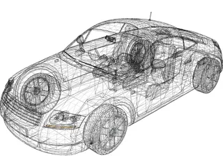 Audi TT 3D Model