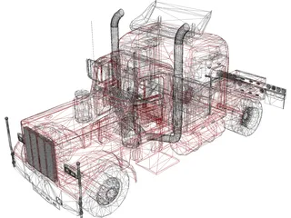 Peterbilt 379 3D Model