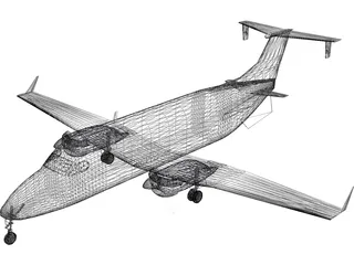 Beechcraft 1900-D 3D Model