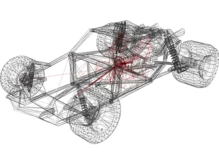 Dune Buggy 3D Model