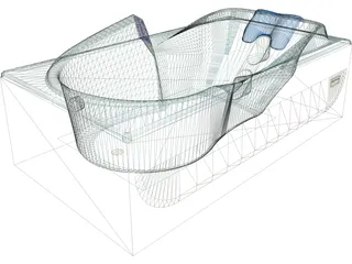 Custom Bathtub 3D Model