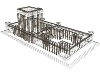 Second Temple 3D Model