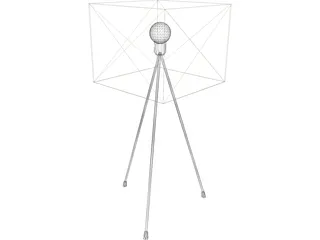 Kwadratowa Lamp 3D Model