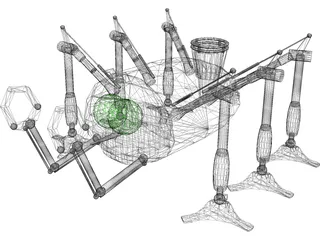 Martian Handling Machine 3D Model