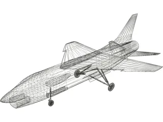 F-8 Crusader 3D Model