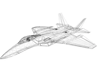 Sukhoi Su-60 Stealth 3D Model