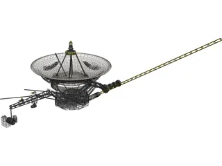 Voyager Probe 3D Model