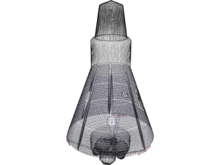 Mercury Capsule 3D Model