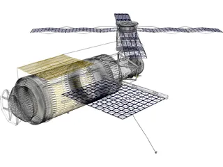 Skylab Space Station 3D Model