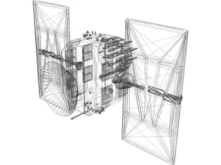 Navstar Satellite 3D Model