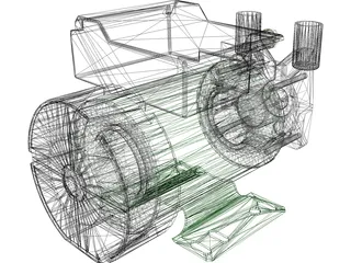 Electric Pump 3D Model