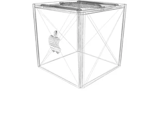 Apple Cube 3D Model